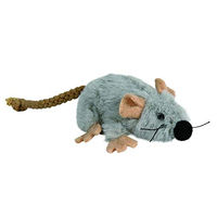 Produktbild von Trixie Katzenspielzeug Plüschmaus mit Katzenminze Grau 7 cm - 1 Stk.