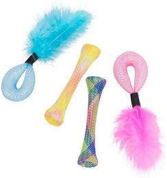 Trixie Katzenspielzeug Set Tubes mit Katzenminze und Rassel aus Polyester 4 Stück bunt – Bild 1 von 11