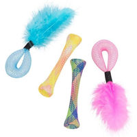 Produktbild von Trixie Katzenspielzeug Set Tubes mit Katzenminze und Rassel aus Polyester 4 Stück bunt