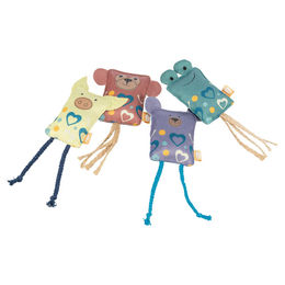 Produktbild von Trixie Katzenspielzeug Spielkissen aus buntem Polyester