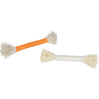 Produktbild von Trixie Katzenspielzeug Spielseil aus Seil in Weiß und Bunt (2er Pack)