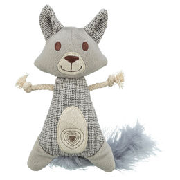 Produktbild von Trixie Katzenspielzeug Waschbär XXL aus Plüsch mit Catnip in Bunt und Grau - 1 Stk.