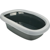 Produktbild von Trixie Katzentoilette Carlo offene Schalentoilette aus Kunststoff Grau