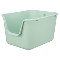 Produktbild von Trixie Katzentoilette Pavo offene Schalentoilette aus Kunststoff grün 44 x 32 x 55 cm