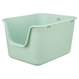 Produktbild von Trixie Katzentoilette Pavo offene Schalentoilette mit hohem Rand grau aus Kunststoff 44 x 32 x 55 cm