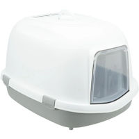 Produktbild von Trixie Katzentoilette Primo XXL Top Haubentoilette aus Kunststoff grau/weiß