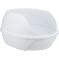 Produktbild von Trixie Katzentoilette Simao XL Offene Schalentoilette aus Kunststoff Weiß
