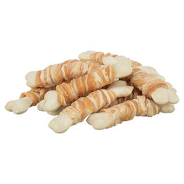 Produktbild von Trixie Kauknochen Marbled Chickies Hundesnack mit Huhn und Kabeljau ohne Zucker 100 g - 6 x 100 g
