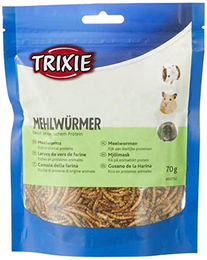 Trixie Kausnack Getrocknete Mehlwürmer für Reptilien 70 g - 70 g – Bild 1 von 9