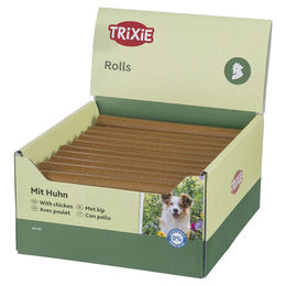 Produktbild von Trixie Kausnack Kaustangen Huhn & Reis ohne Zucker 50 Stück - 50 x 65 g