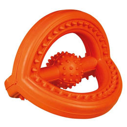 Trixie Kauspielzeug für Hunde aus Naturkautschuk Orange - 14 cm – Bild 1 von 5