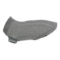 Produktbild von TRIXIE Kenton Hundepullover aus Wolle Grau Größe L 60 cm