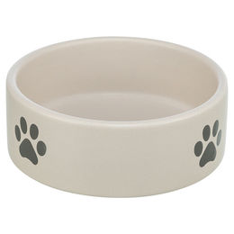 Trixie Keramik Futternapf für Hunde in Grau/Beige Durchmesser 20 cm - 1,4 l – Bild 1 von 2
