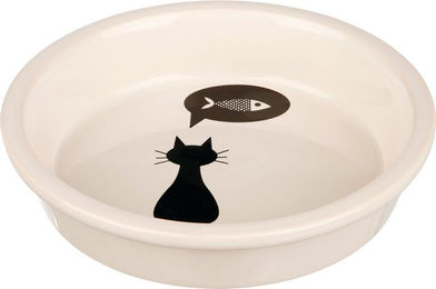Trixie Keramik-Futternapf für Katzen in Weiß 250 ml - 0,25 l – Bild 1 von 5