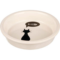 Produktbild von Trixie Keramik-Futternapf für Katzen in Weiß 250 ml - 0,25 l