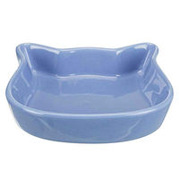 Produktbild von Trixie Keramik-Futternapf für Katzen mit Katzenkopf Design 0,25 L Bunt - 0,25 l