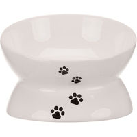 Produktbild von Trixie Keramik Futternapf für Katzen Weiß 150 ml Erhöht für Gelenkschonung - 150 ml