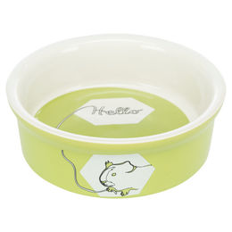 Produktbild von Trixie Keramik-Futternapf mit Meerschweinchen-Motiv in Bunt Grün 240 ml - 240 ml