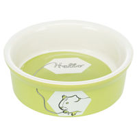Produktbild von Trixie Keramik-Futternapf mit Meerschweinchen-Motiv in Bunt Grün 240 ml - 240 ml