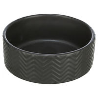 Produktbild von Trixie Keramik Futternapf Schwarz Ø 13 cm 400 ml - 0,4 l