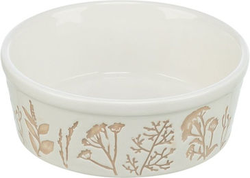 Produktbild von Trixie Keramik Futternapf Weiß/Beige 1,2 l - 1,2 l