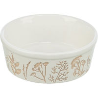 Produktbild von Trixie Keramik Futternapf Weiß/Beige 1,2 l - 1,2 l