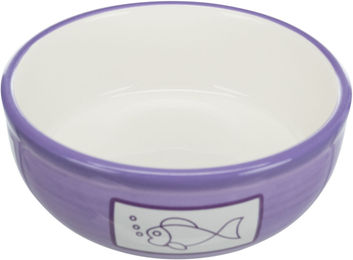 Trixie Keramik Katzennapf Lila 0,35 L - 0,35 l – Bild 1 von 5