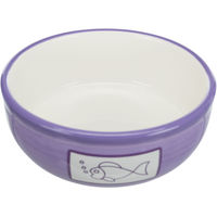 Produktbild von Trixie Keramik Katzennapf Lila 0,35 L - 0,35 l