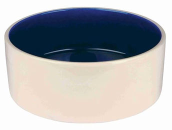 Trixie Keramiknapf für Hunde in Creme Blau mit 2,1 l Inhalt - 2,3 l – Bild 1 von 1