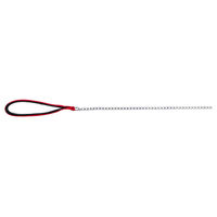 Produktbild von Trixie Kettenleine aus Metall in Rot mit Nylon-Handschlaufe - 1,1 m