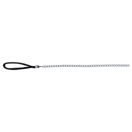 Produktbild von Trixie Kettenleine aus Metall mit Nylon-Handschlaufe Schwarz 1m/3mm - 1 m