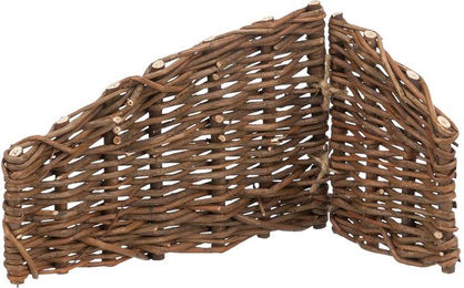 Trixie Kleintier Eck-Element aus Weide in Natur Braun für Hamster und Degu – Bild 1 von 2