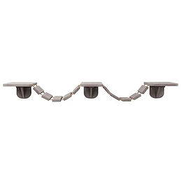 Trixie Kletterleiter zur Wandmontage aus Holz für Katzen 150 x 30 cm Grau/Beige – Bild 1 von 4