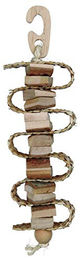 Trixie Knabberstange aus Holz mit Glocke für Wellensittiche und Nymphensittiche 21 cm – Bild 1 von 4
