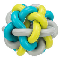Produktbild von Trixie Knotenball Hundespielzeug aus Naturkautschuk bunt Durchmesser 7 cm