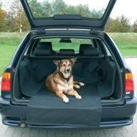 Produktbild von Trixie Kofferraum-Schondecke für Hunde aus Nylon in Schwarz wasserabweisend