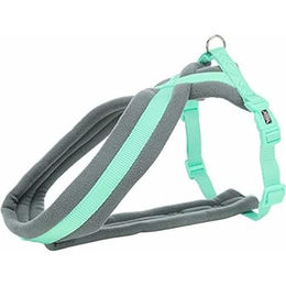 Produktbild von TRIXIE Komfort Premium Hundegeschirr Plüsch Größe L-XL Minze 70-110 cm