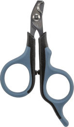 Trixie Krallenschere aus Edelstahl für Katzen, Hunde und Kleintiere 8 cm schwarz/blau – Bild 1 von 1