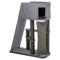 Produktbild von Trixie Kratzbaum Active Grau mit Kletterrampe 122 cm