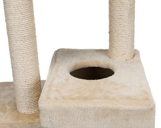 Trixie Kratzbaum Alicante beige 142 cm mit Sisal-Kratzflächen – Bild 1 von 4