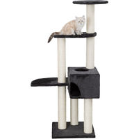 Produktbild von Trixie Kratzbaum Alicante für Katzen in Anthrazit mit Plüschbezug 142 cm