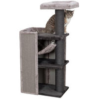 Produktbild von Trixie Kratzbaum Arianna 112 cm Grau mit Hängematte und Sisal Kratzfläche für Katzen