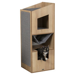 Trixie Kratzbaum CityStyle für Katzen braun/grau mit Sisal 105 cm – Bild 1 von 9