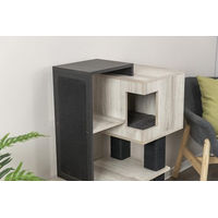 Produktbild von Trixie Kratzbaum CityStyle für Katzen in Grau/Schwarz mit 98 cm Höhe