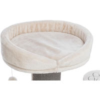 Produktbild von Trixie Kratzbaum Emil Senioren Kratzbaum für Katzen 96 cm Grau/Beige mit Sisal