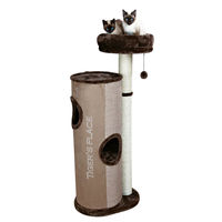 Produktbild von Trixie Kratzbaum Julio für Katzen 140 cm beige/braun aus Plüsch und Sisal