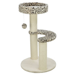Trixie Kratzbaum Leo für Katzen in Beige mit Sisal-Kratzflächen – Bild 1 von 8