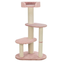 Produktbild von Trixie Kratzbaum Lonni für Katzen in Rosa mit Plüsch und 132 cm Höhe