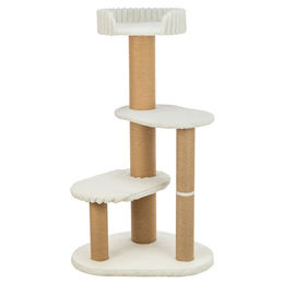 Produktbild von Trixie Kratzbaum Lonni für Katzen mit Plüschbezug in Beige, 132 cm