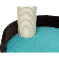 Produktbild von Trixie Kratzbaum Lugo für Katzen in Braun/Türkis mit Sisal